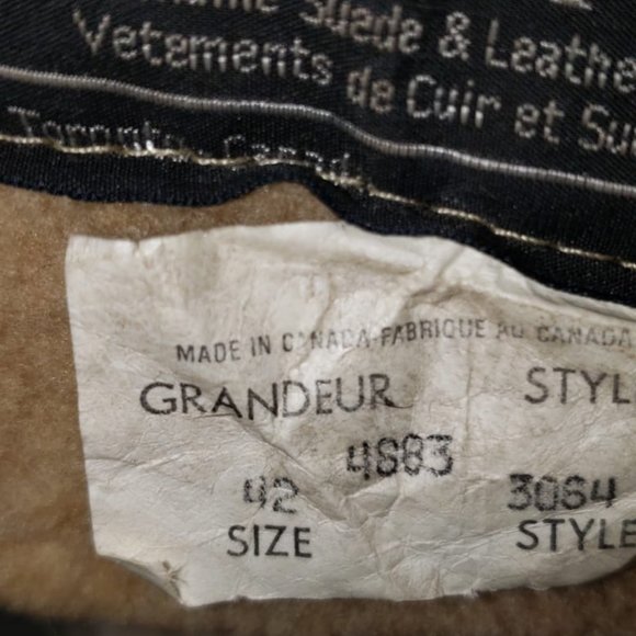Vintage Genuine Shearling Sheepskin winter coat - Picture 4 of 8